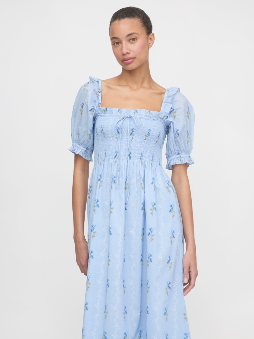 Hill House Home The Scarlett Nap Dress - Bluebell Waltz Size XXLBluebell Waltz / - Picture 3 of 3